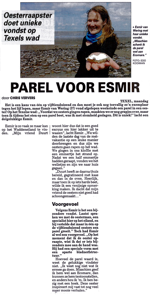 Esmir Telegraag 7 mei 2012